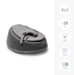 Sezlong multifunctional Doomoo Seat'n Swing Anthracite - Img 4