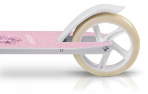 Trotineta pentru copii, cu 2 roti, tip urban, frana de mana, Ricokids, Kodi, Greutate maxima utilizator 50 Kg, Ballerina - Img 10