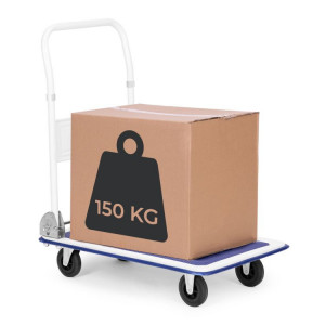 Carucior pentru marfa tip platforma, rabatabil, capacitate de incarcare 150 kg, Modern Home, 84x74x47 cm - Img 7