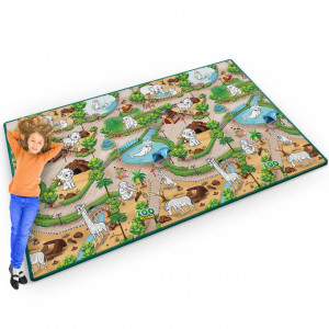 Covoras educational pentru copii, Ricokids, RK-343, XXL, de colorat, markere incluse, spuma EVA, usor de curatat - Img 1
