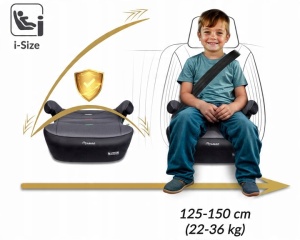 Inaltator auto pentru copii, cu isofix, Nukido, Louis, i-Size, 125 - 150 cm, 710201 - Img 9