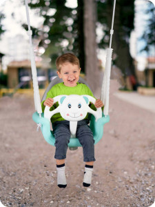 Leagan modular pentru copii, pentru interior - exterior, Ricokids, 3in1, greutate maxima 30 kg, 1 - 7 ani, Turcoaz - Img 3