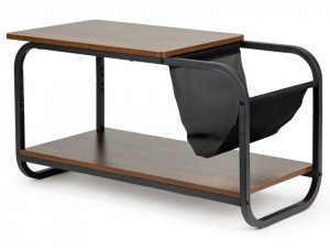 Masa de cafea cu suport, 86.5 x 40 x 46 cm, metal/MDF, Modern Home, Maro - Img 4