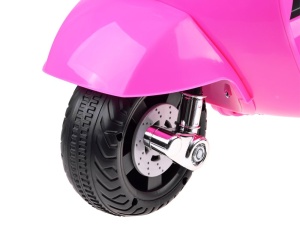 Motocicleta electrica pentru copii, Mini Vespa GTS300, baterie 4mAh, Roz - Img 2