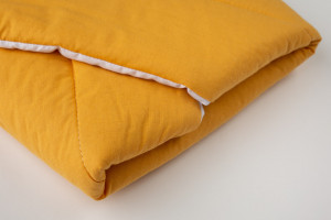 Paturica de infasat bebe, 70 x 70 cm, Maradalia, Yellow - Img 2