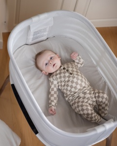 Patut co-sleeper Graco Eluma Nest Luna cu leganare automata si sistem inteligent de detectare a plansului - Img 5