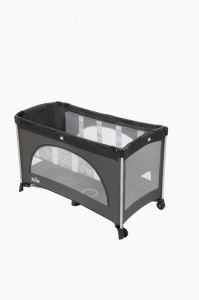 Patut pliant cu 2 niveluri, Joie, Allura 120 cm, Ember