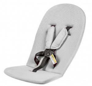 Perniță pentru cărucior Hot Mom Premium și 360, cu protecții centuri – Gri
