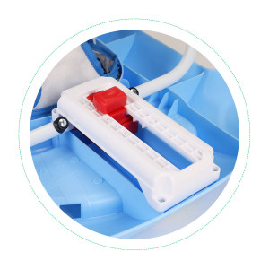 Premergator interactiv pentru copii, Ecotoys, 2 in 1, impingator educativ, Albastru - Img 2