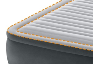Saltea gonflabila, pentru 2 persoane, Dura-Beam, FIBER-TECH, pompa inclusa, 236 x 152 x 86 cm, INTEX 64448ND, Deluxe - Img 5