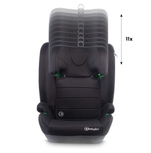 Scaun auto BabyGo SafeChild2 Black, 100-150 cm, certificat R129 - Img 9