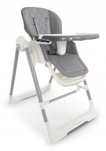 Scaun de masa reglabil, multifunctional, 3in1, transformabil in leagan, Nukido, Elite, Gri - Img 11