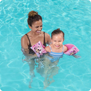 Set 2 Aripioare Gonflabile de Inotat Pentru Copii, Bestway, Minie Mouse - Img 3
