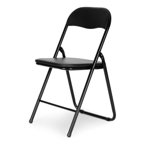 Set 4 scaune pliabile, Pentru gradina, Piele Ecologica Modern Home, Negru, PJJBS0024-04 - Img 2