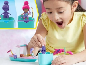 Set de construit XXL,121 piese, Blocuri, Figurine, Delfini, Baze, Barbie Color Reveal, ZA5425 - Img 5