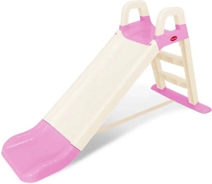 Tobogan pentru Copii 0140/03, 140 x 68 x 82 cm, MyKids, WHITE / PINK