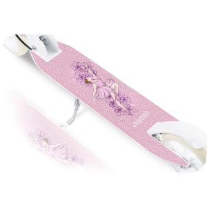 Trotineta pentru copii, cu 2 roti, tip urban, frana de mana, Ricokids, Kodi, Greutate maxima utilizator 50 Kg, Ballerina - Img 2