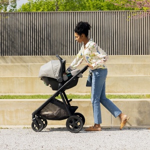 Carucior pentru copii multifunctional 3 in 1 Graco Near2Me DLX Ash (Carucior Near2Me DLX + Landou Near2Me DLX + Scoica SnugLite) - Img 10