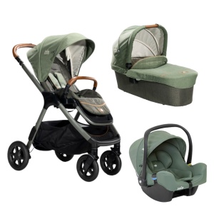 Carucior pentru copii multifunctional 3 in 1 Joie Finiti Signature Pine/Laurel (Carucior Finiti Pine+ Landou Ramble XL Pine+ scoica i-Snug Laurel) - Img 1