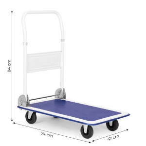Carucior pentru marfa tip platforma, rabatabil, capacitate de incarcare 150 kg, Modern Home, 84x74x47 cm - Img 8