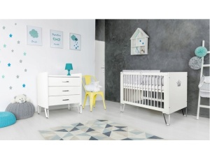Comoda de infasat Klups BLANKA Alb - Img 2