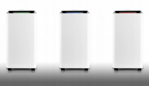 Dezumidificator BD-521, control tactil, display LED, filtru de particule antibacterian, detector de nivel al apei, alb, 46 x 25 x 25 cm - Img 4
