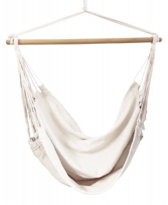Hamac Brazilian De Gradina Tip Scaun, 115 x 96 cm, Sarcina Max 150kg, Pentru Casa si Gradina, Modern Home, Alb - Img 6