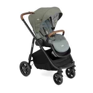 Joie - Carucior pentru copii multifunctional 3 in 1 Versatrax E Dark Green (Carucior Versatrax E + Landou Ramble + scoica i-Snug) - Img 2