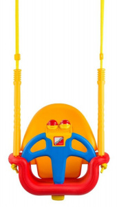 Leagan modular 3in1 pentru copii, EcoToys, SW-1421, sarcina maxima 30 kg, Multicolor - Img 2