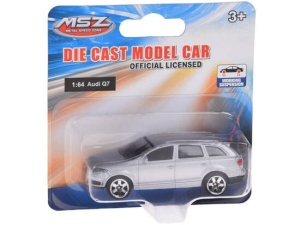 Masinuta metalica de colectie, pentru copii, Audi Q7, cu licenta. 1:64, arc suspensie, ZA5058 - Img 5