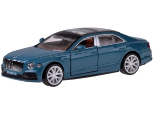 Masinuta metalica de colectie, pentru copii, Bentley Flying Spur Hybrid , 1:38, cu sunete, lumini, Albastra, ZA5052 - Img 2