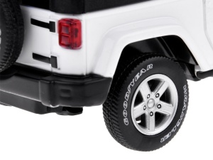 Masinuta metalica de colectie, pentru copii. Jeep Wrangler, 1:32, cu sunete, lumini, ZA3754 - Img 6