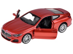 Masinuta metalica pentru copii, BMW M850i Coupe, cu lumini si sunete, 14 cm, Jokomisiada, ZA4612 - Img 2