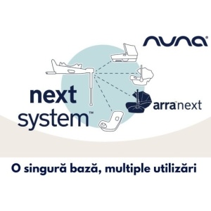 Nuna - Set scoica auto i-size ARRA Next Granite + Baza isofix BASE next i-Size pentru ARRA next, testata ADAC - Img 5