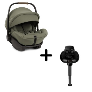 Nuna - Set scoica auto i-size ARRA Next Pine + Baza isofix BASE next i-Size pentru ARRA next, testata ADAC - Img 1