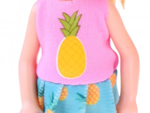 Papusa din plastic pentru copii, 13 cm, Jokomisiada, ZA4628 A - Img 6