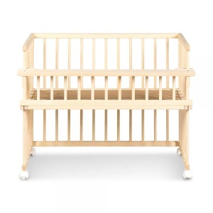 Patut copii din lemn KLUPS Piccolino Natur 90x40 cm - Img 3