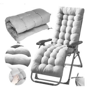 Perna pentru Sezlong de Gradina, Modern Home, 145 x 52 cm, Gri deschis - Img 4