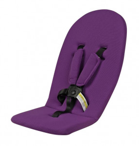 Perniță pentru cărucior Hot Mom Premium și 360, cu protecții centuri – Mov