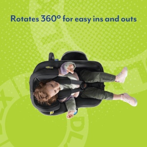 Scaun auto Graco Turn2Me 360° DLX Iron, 40-105 cm, certificata R129 si testat ADAC - Img 8