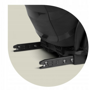 Scaun auto transformabil in inaltator pentru copii, inclinare reglabila, 2 grupe de varsta, 4 - 12 ani, 15-36 kg, inaltime 100 - 150 cm, tetiera reglabila, isofix, ECE R129, Nukido, Louis, Negru - Img 7