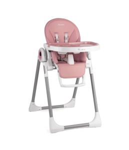 Scaun de masa reglabil, multifunctional, 3in1, pliabil, inaltime reglabila, spatar reglabil, pozitie de somn, tava detasabila, Nukido, Belo, Roz - Img 1