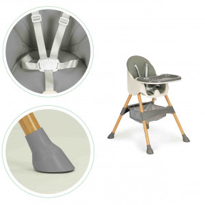 Scaun Pentru Hranire 2 in 1, pentru masa si activitati, Ecotoys, HC-823S Grey - Img 4