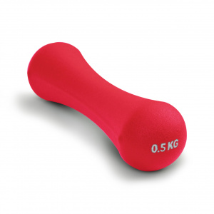 Set 2 Greutati pentru exercitii fizice, gantere, ModernHome, 2 x 0,5 kg, 13,5 x 4 cm, Roz - Img 3