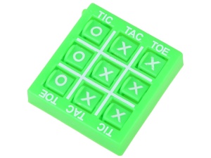 Set 4 Jocuri interactivr de buzunar, Tic Tac Toe, 5 x 4,5 x 1cm, Jokomisiada, GR0213 - Img 2