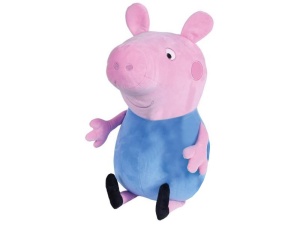 Set de plus pentru copii, Peppa Pig Family,cu masina, Jokomisiada, ZA5436 - Img 2