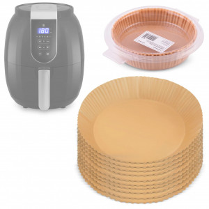 Set Hartie de copt pentru friteuza Berdsen, 20 de bucati, diametru 16 - 20 cm - Img 3