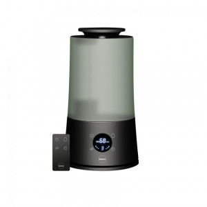 Umidificator de aer Eldom, NU10, cu 3 niveluri de intensitate, 2 moduri de operare, higrostat, temporizator, higrometru, ionizare, panou tactil, rezervor 3,2L, pentru camera de 35 m2, - Img 1