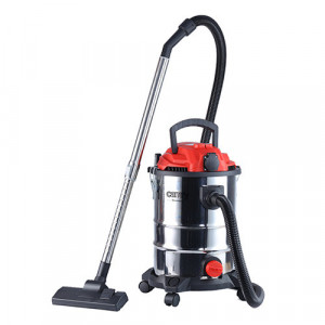 Aspirator Industrial Camry CR-7045, 1400W, Umed & Uscat, Funcție Suflare, Rezervor Inox 25L, Aspirare Cenușă