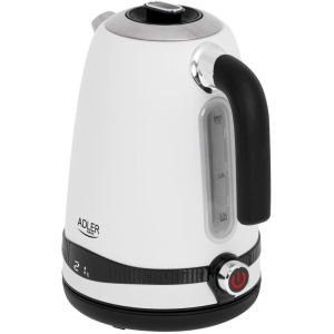 Fierbator electric, Capacitate 1,7 L, Fara BPA, Control al temperaturii, Otel inoxidabil, 2200 W, Fara fir, Adler, Ad 1295, Alb - Img 6
